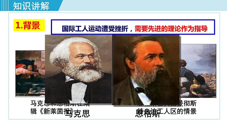 人教版九年级历史上册 第七单元 工业革命和国际共产主义运动 第21课 马克思主义的诞生和国际共产主义运动的兴起 课件PPT07