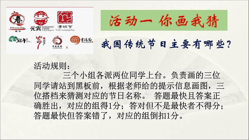 人教版部编七年级下册历史第22课活动课中国传统节日的起源课件第3页