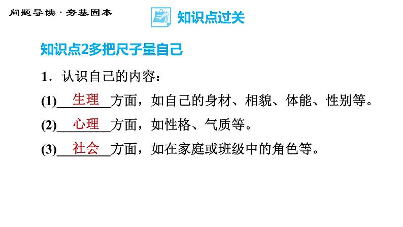 部编版七年级上册道德与法治 第一单元 第3课习题课件05