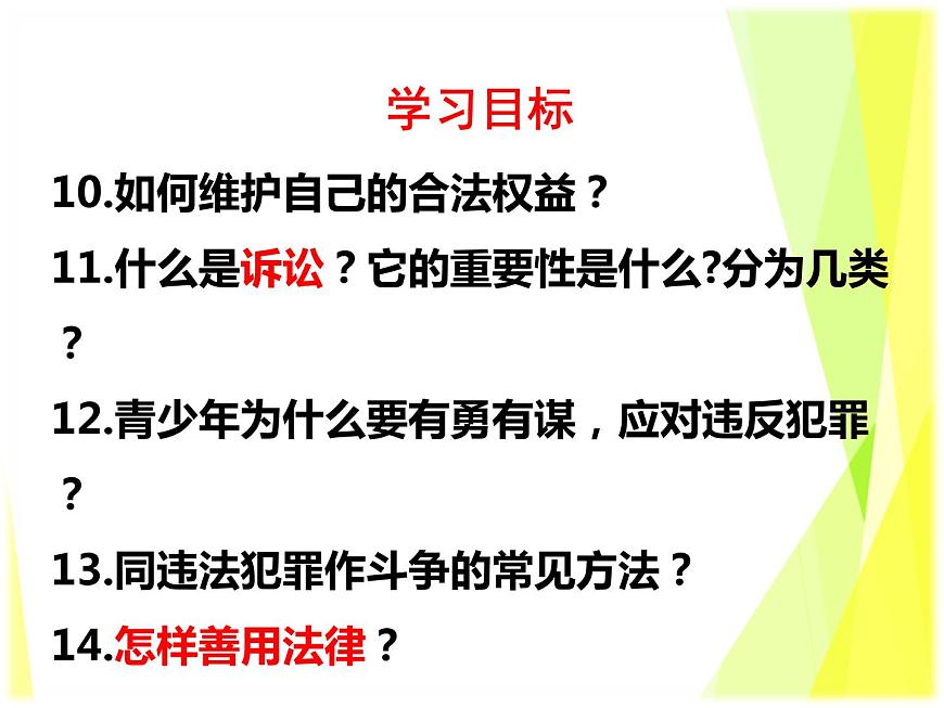 八上道法5.3善用法律課件第3頁