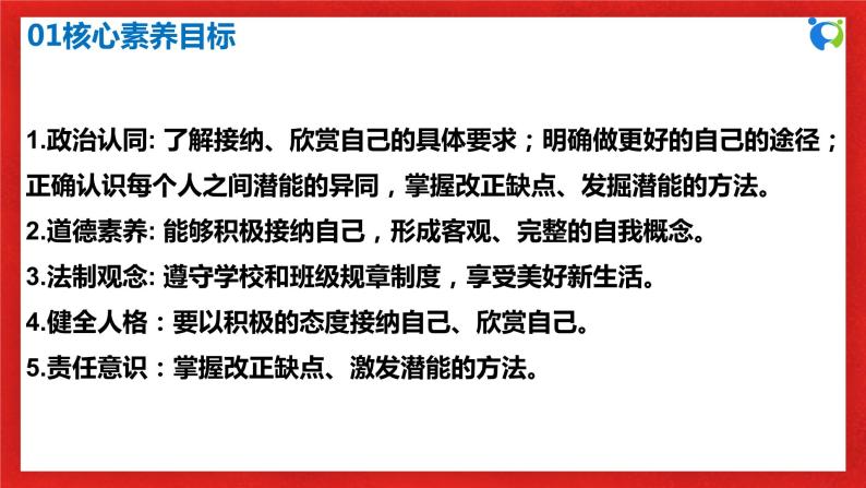 【核心素养目标】人教部编版道德与法治七年级上册1.3.2《做更好的自己》课件PPT+教案+练习（精品）03