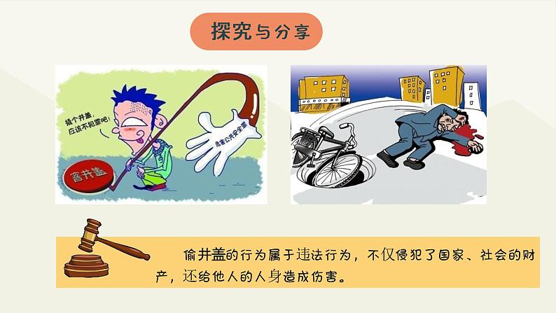部编版《道德与法治》八年级上册:5.1 法不可违 课件(共26张PPT)第3页