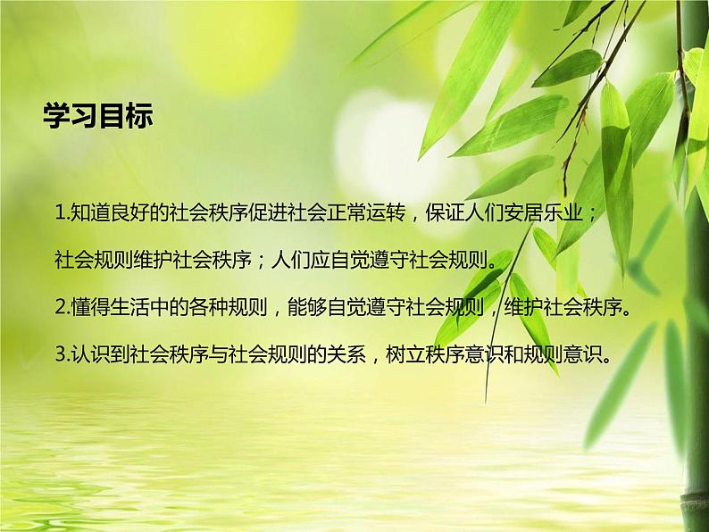 部编版《道德与法治》八年级上册:3.1 维护秩序 课件(共23张PPT)第2页