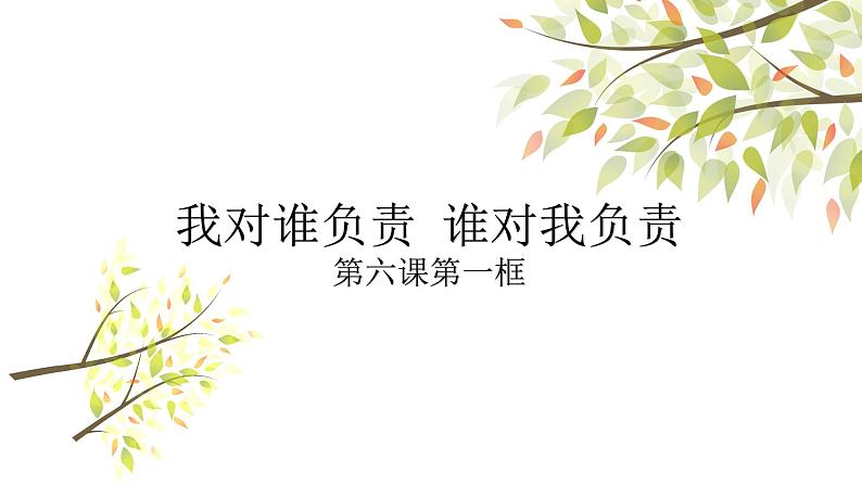 部编版《道德与法治》八年级上册:6.1《我对谁负责,谁对我负责》课件23PPT01