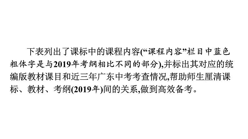 最新中考道德与法治·高分突破课件第一部分 聚焦改革 依标扣本 高效备考06