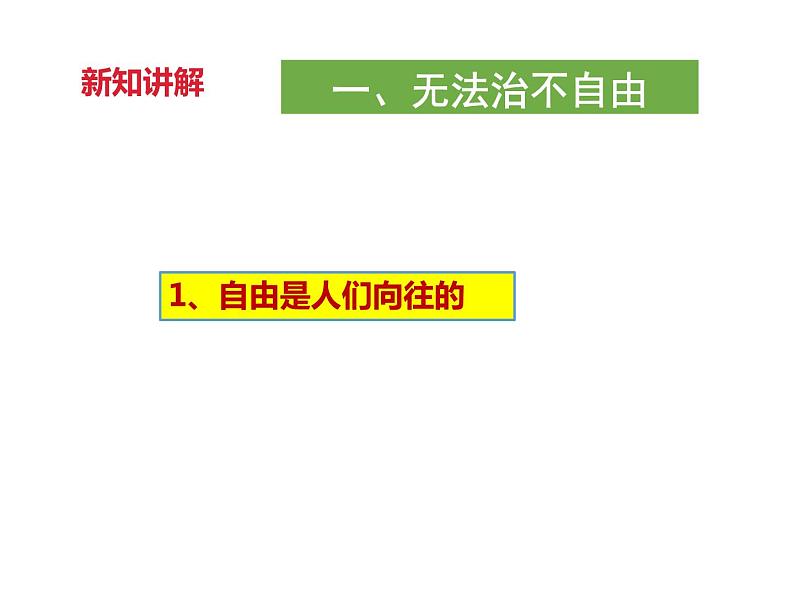 部编版《道德与法治》八年级下册:7.1 自由平等的真谛 (共23张PPT)课件PPT第3页