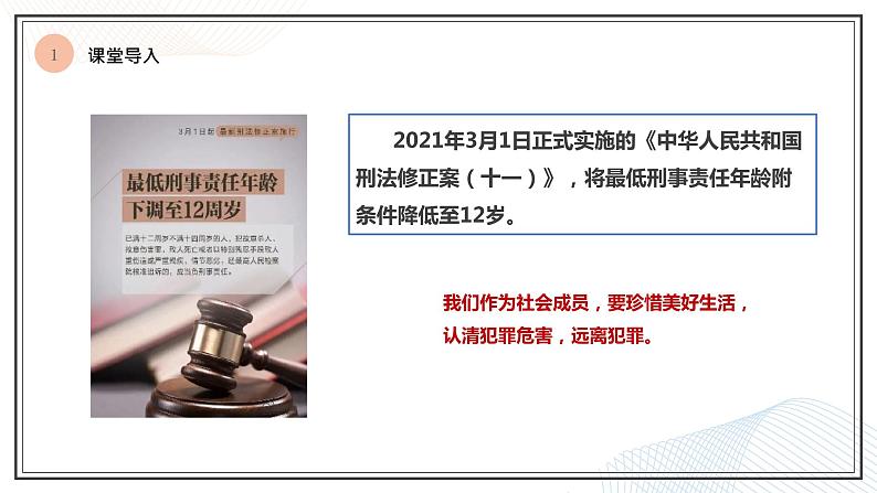5.2 预防犯罪 课件 -2021-2022学年部编版八年级道德与法治上册02