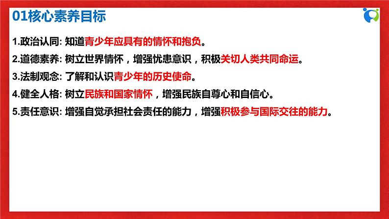 【核心素养目标】部编版9x3.5.2《少年当自强》课件第3页