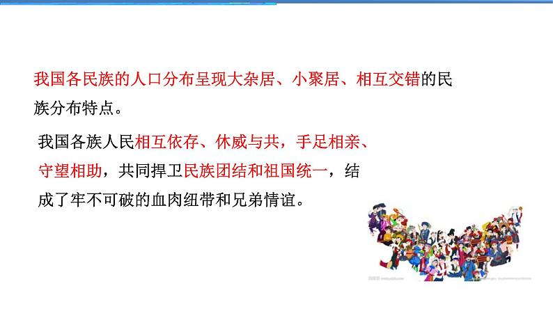 2021-2022学年度人教版九年级道德与法治上册课件 4.7.1促进民族团结第6页