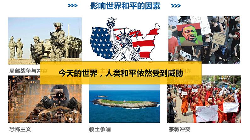 2021-2022学年部编版九年级下册道德与法治 2.1推动和平与发展 课件 (23张PPT)第5页