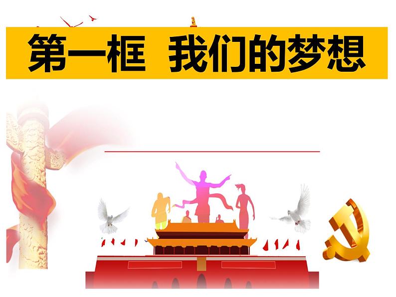 2021-2022学年部编版九年级道德与法治上册 8.1 我们的梦想 课件(30张PPT)02