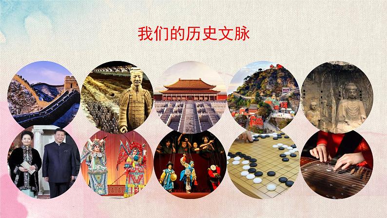 人教部编版九年级道德与法治上册5.1 延续文化血脉 课件第4页
