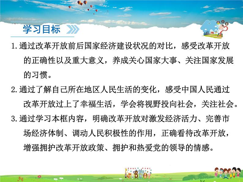 人教版道德与法治九年级上册 1.1坚持改革开放【课件】02