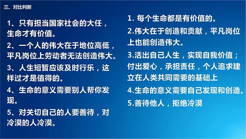 2021-2022学年部编版道德与法治七年级上册 第十课 绽放生命之花 复习课件(14张PPT)04