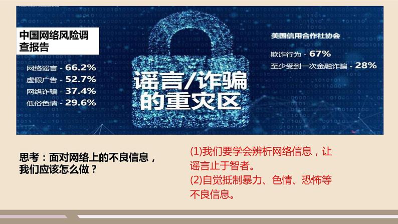 人教部编版道德与法治八年级上册第一单元第二课第二课时 合理利用网络课件PPT第8页