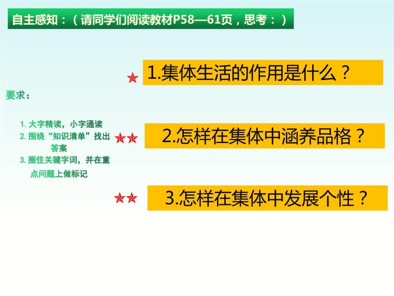 6.2 集体生活成就我（课件）-下学期七年级道德与法治高效精品课件与学案（部编版）05