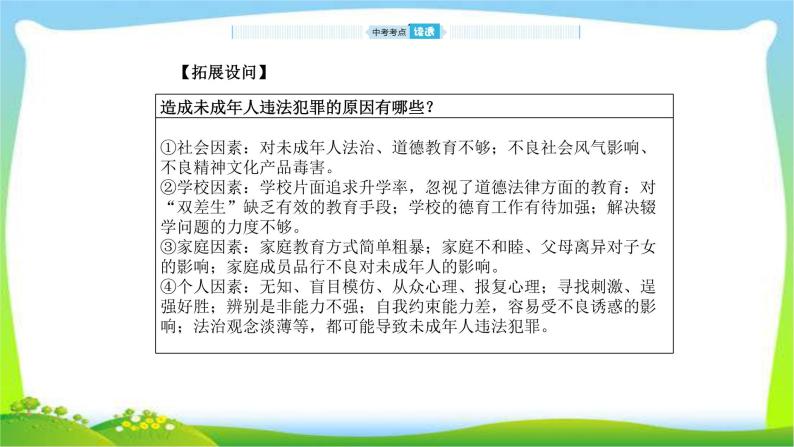 山东省德州市中考道德与法治复习第九-十单元撑起法律保护伞和在社会生活中学会选择课件PPT07