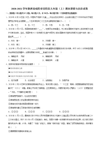 2020-2021学年陕西省咸阳市泾阳县九年级（上）期末道德与法治试卷   解析版