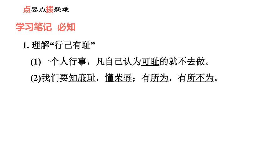 人教版七年級(jí)下冊(cè)道德與法治 第1單元 第3課 第2課時(shí)　青春有格 習(xí)題課件第2頁(yè)
