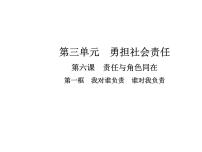 2020-2021学年我对谁负责 谁对我负责示范课课件ppt