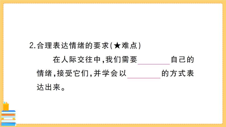 道德与法治七年级下册2.4.2 情绪的管理 习题课件PPT03