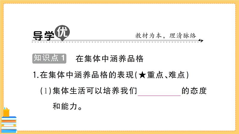 道德与法治七年级下册3.6.2 集体生活成就我 习题课件PPT第2页