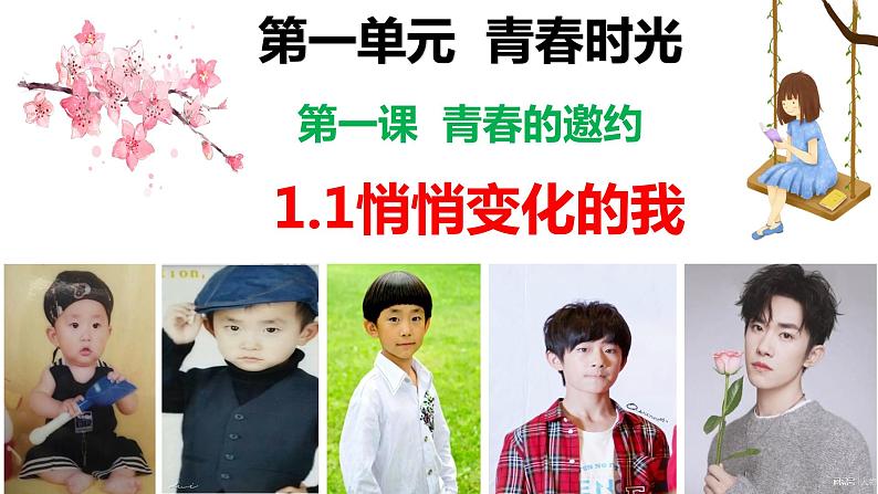 2021-2022学年统编版七年级下册 1.1 悄悄变化的我 课件(19张)第2页