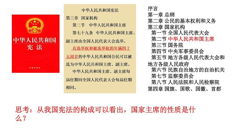 部编版八年级下册道德与法制----6.2中华人民共和国主席 课件+ 视频素材07