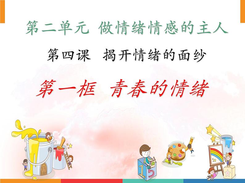 4.1 青春的情绪课件2021-2022学年部编版道德与法治七年级下册02