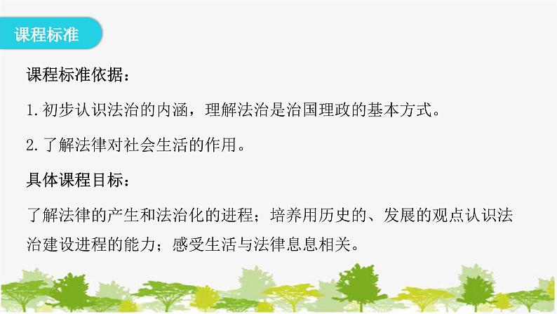 2021-2022学年统编版道德与法治七年级下册 9.1 生活需要法律 学案课件 (24张)第3页