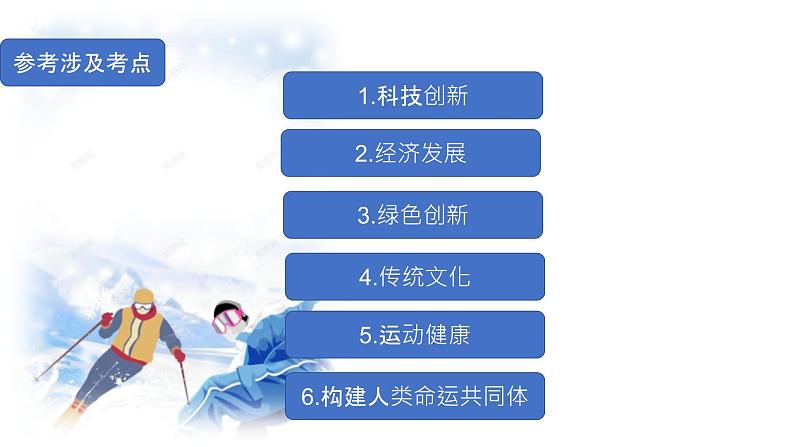 冬奥会中的中考考点-2022年中考道德与法治二轮热点复习课件PPT02