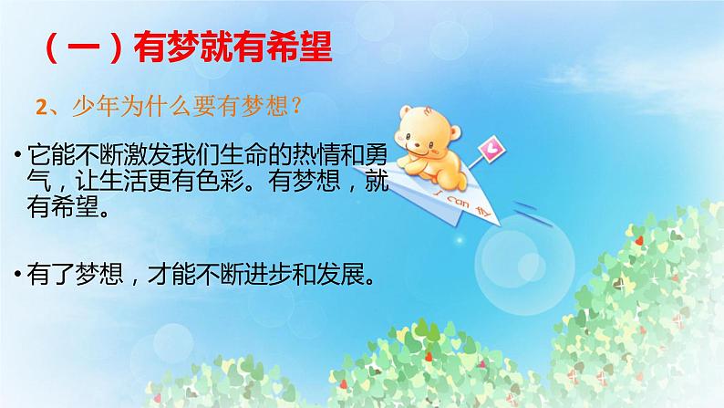 部编版道德与法治七年级上册 1 .2 《少年有梦》(课件)第7页