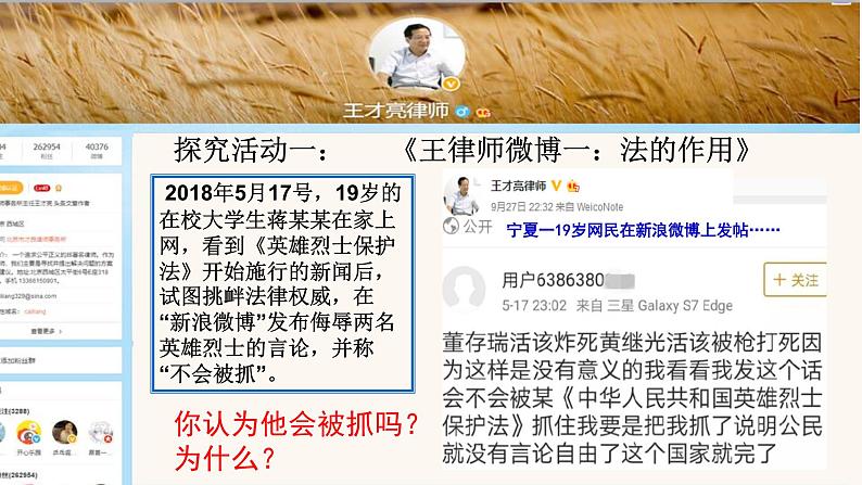初中道德与法治人教版(部编)八年级上册法不可违部优课件第5页