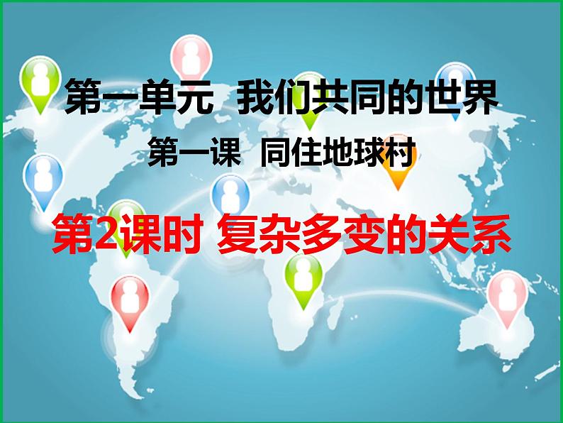 初中道德与法治人教版(部编)九年级下册复杂多变的关系 (1)部优课件第2页