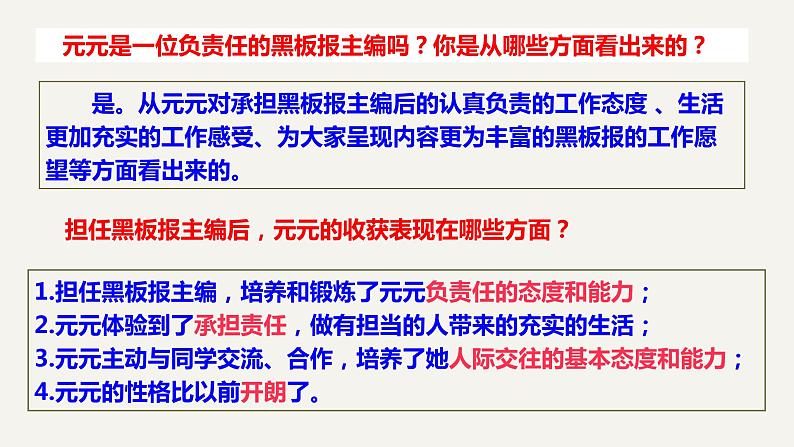2021-2022学年统编版道德与法治 七年级下册 6.2集体生活成就我 课件第8页