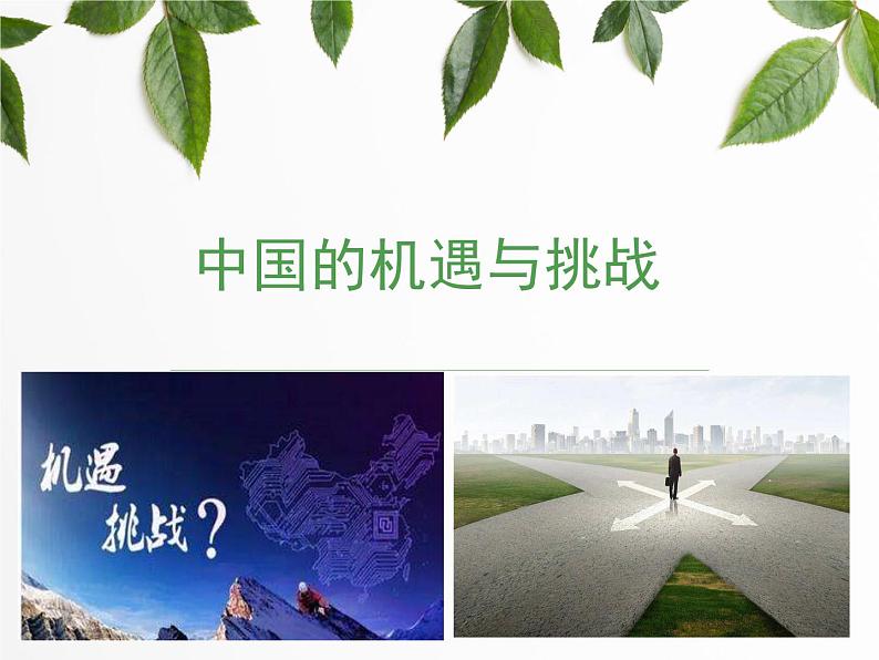 4.1中国的机遇与挑战课件2021-2022学年部编版道德与法治九年级下册03