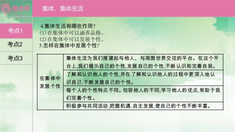 部编版初中道德与法治七年级下册第三单元《在集体中成长》复习课件08