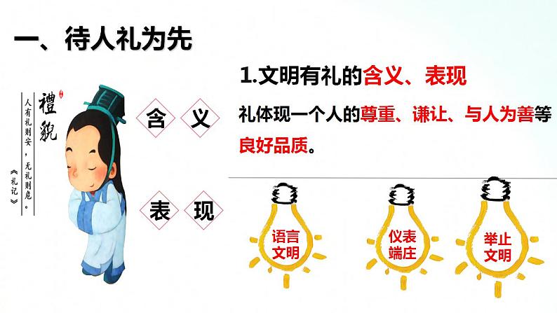 部编版八年级道德与法治上册 4.2以礼待人 课件+同步教案+视频资料05