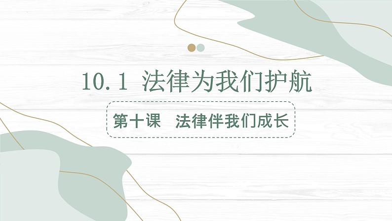 10.1法律为我们护航课件2021-2022学年部编版道德与法治七年级下册03