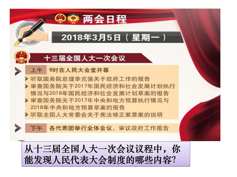 2021--2022年度人教部编版八年级 下册道德与法治5.2根本政治制度课件第8页