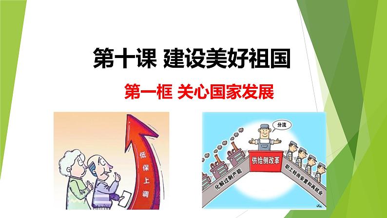 部编版道德与法治八年级上册 10.1关心国家发展 课件01