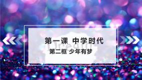 人教部编版 (五四制)六年级全册第一单元 成长的节拍第一课 中学时代少年有梦评课课件ppt