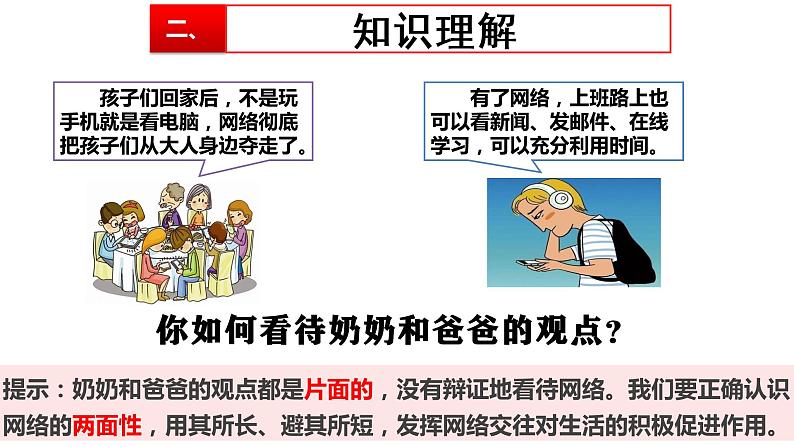 部编版八年级道德与法治上册2.2 合理利用网络 课件 素材07