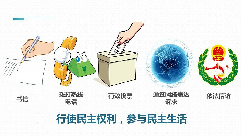 3.2 参与民主生活 课件 九年级上册道德与法治第4页