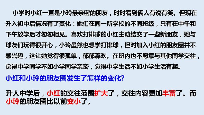 4.1和朋友在一起 课件 2022-2023学年部编版道德与法治七年级上册06