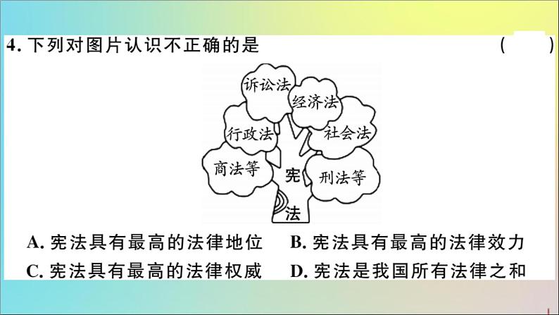 政治人教版八年级下册同步教学课件期中仿真模拟检测卷作业05