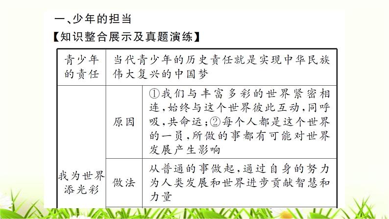 人教部编版九年级道德与法治下册第三单元综述PPT课件第2页