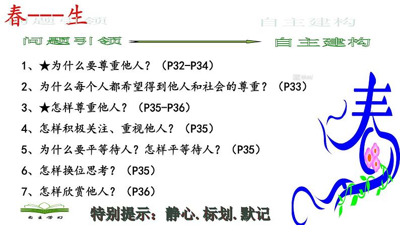统编版初中道德与法治八年级上册4.1 尊重他人(课件)05