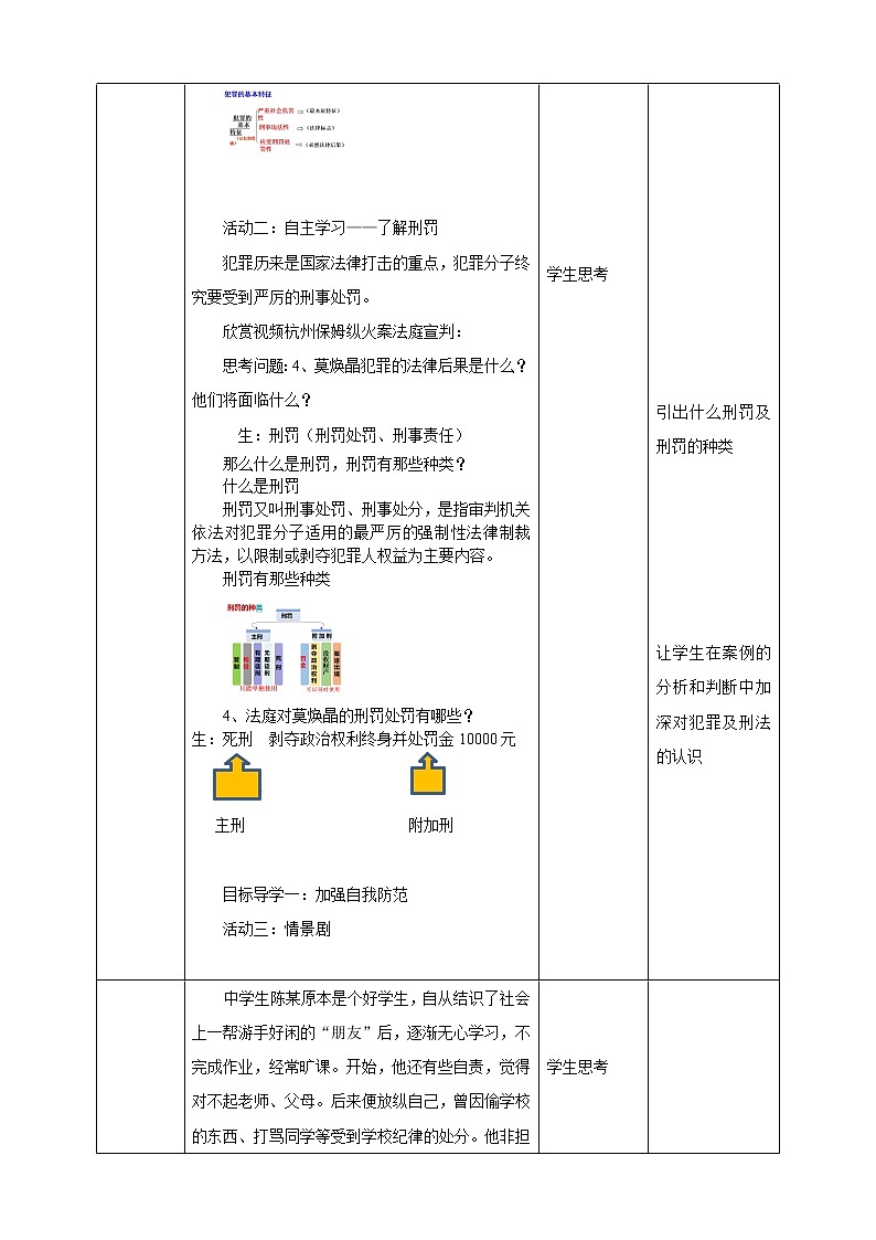 部编版道德与法治八年级上册--5.2《预防犯罪》教学设计2第3页