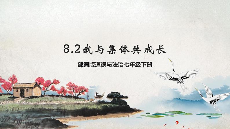 部编版道德与法治七年级下册 8.2 我与集体共成长 课件第1页